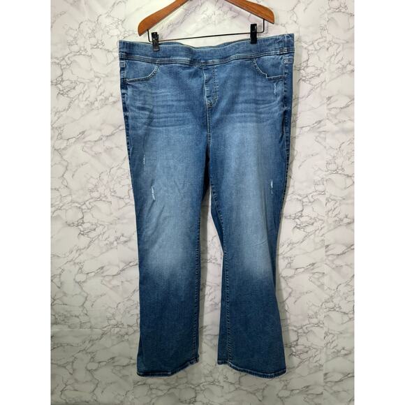 Torrid Plus Jeans sz 4X Tall 26/28 Lean Jean Slim Boot #H228 - Picture 9 of 12